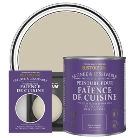 Peinture pour Faïence de Cuisine, Finition Satinée - Sauge Argentée (1/3)