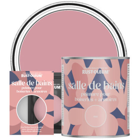 Peinture pour Boiseries & Armoires de Salle de Bains, Finition Mate - Rose Antique (1/3)