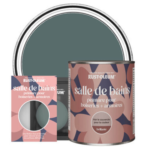 Peinture pour Boiseries & Armoires de Salle de Bains, Finition Brillante - Deep Sea (1/3)