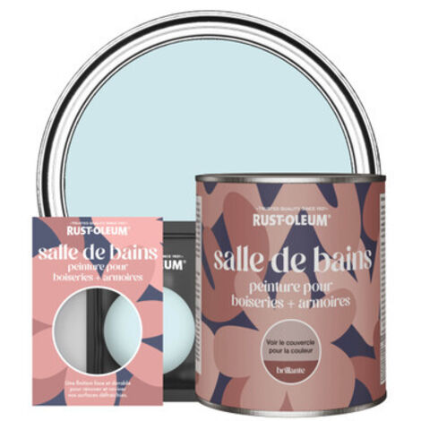 Peinture pour Boiseries & Armoires de Salle de Bains, Finition Brillante - Eucalyptus (1/3)