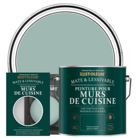 Peinture pour Murs de Cuisine, Finition Mate - Bleu littoral (1/3)