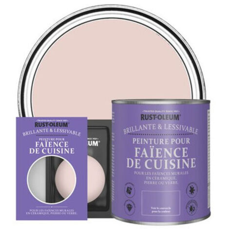 Peinture pour Faïence de Cuisine, Finition Brillante - Champagne Rosé (1/3)