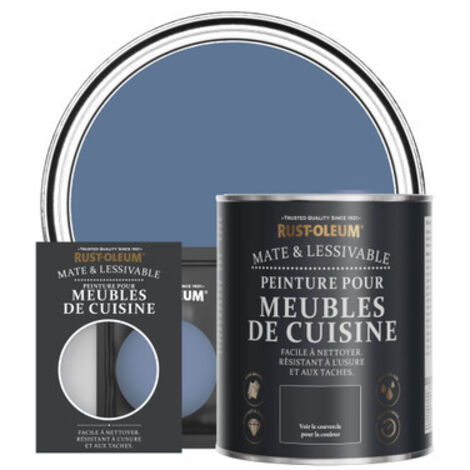 Peinture pour Meubles de Cuisine, Finition Mate - Rivière Bleue (1/3)
