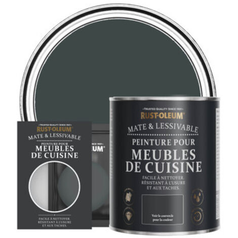 Peinture pour Meubles de Cuisine, Finition Mate - Sable Noir (1/3)