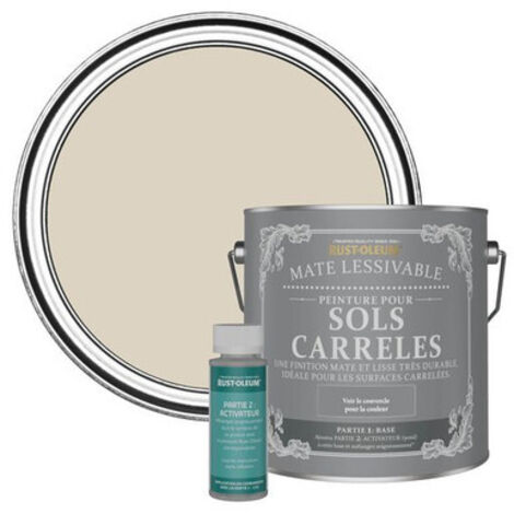 Peinture pour Sols Carrelés Mate Lessivable - Jute (1/3)