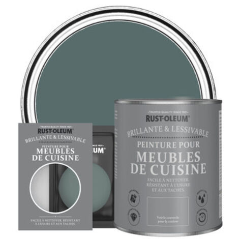 Peinture pour Meubles de Cuisine, Finition Brillante - Deep Sea (1/3)