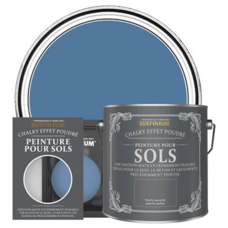 Peinture pour Sols Chalky - Soie Bleue (1/3)