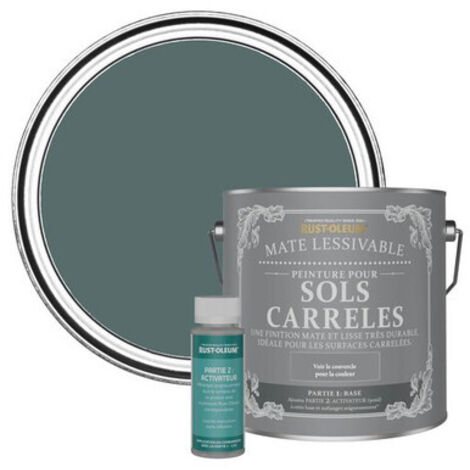 Peinture pour Sols Carrelés Mate Lessivable - Deep Sea (1/3)