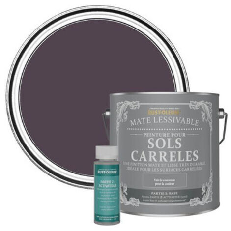 Peinture pour Sols Carrelés Mate Lessivable - Jus de raisin (1/3)