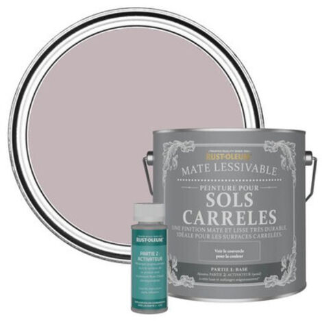 Peinture pour Sols Carrelés Mate Lessivable - Lilas (1/3)