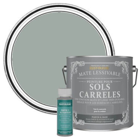 Peinture pour Sols Carrelés Mate Lessivable - Gris Urbain (1/3)