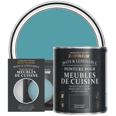 Peinture pour Meubles de Cuisine, Finition Mate - Pétrole (1/3)
