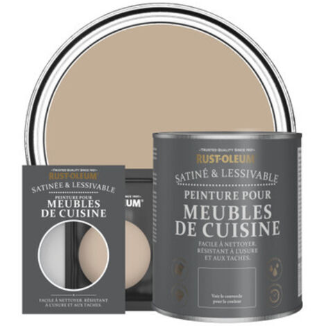 Peinture pour Meubles de Cuisine, Finition Satinée - Caramel Salé (1/3)