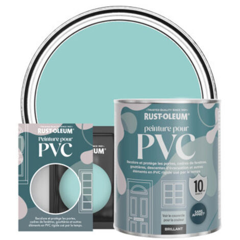 Peinture pour PVC, Finition Brillante - Bleu-vert (1/3)