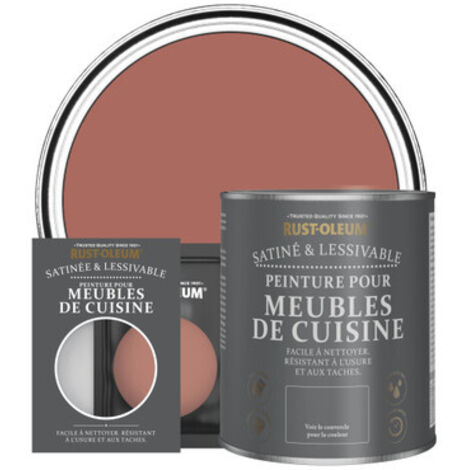 Peinture pour Meubles de Cuisine, Finition Satinée - Saumon (1/3)
