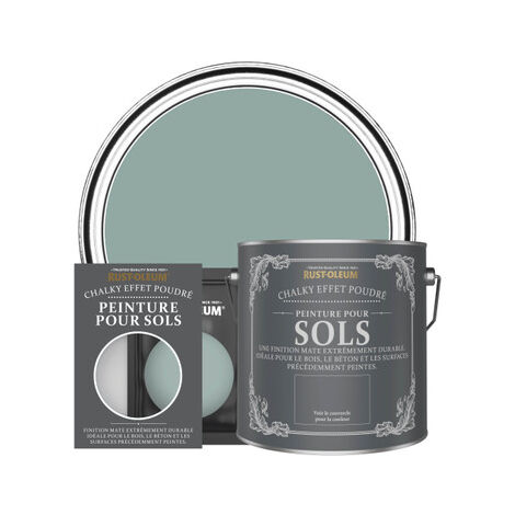 Peinture pour Sols Chalky - Bleu Gris (1/3)