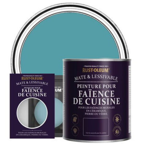 Peinture pour Faïence de Cuisine, Finition Mate - Pétrole (1/3)