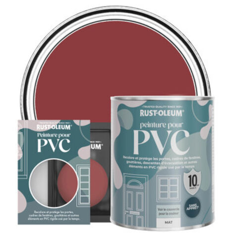 Peinture pour PVC, Finition Mate - Bordeaux (1/3)