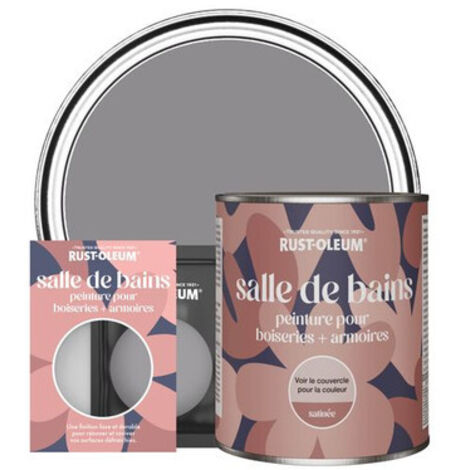 Peinture pour Boiseries & Armoires de Salle de Bains, Finition Satinée - Iris (1/3)