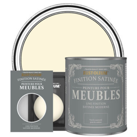 Peinture pour Meubles Finition Satinée - Crème Fouettée (1/3)