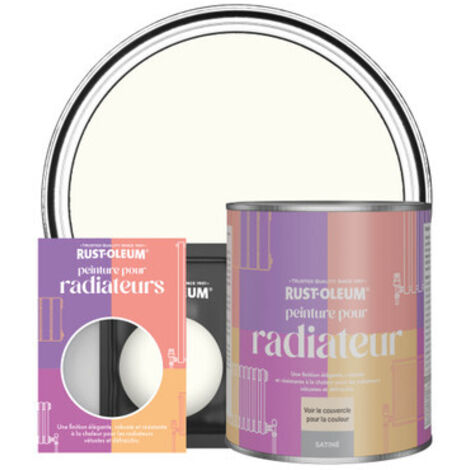 Peinture pour Radiateur, Finition Satinée - Porcelaine (1/3)