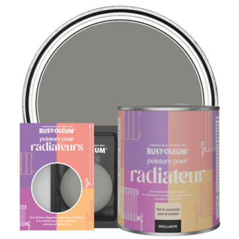 Peinture pour Radiateur, Finition Brillante - Béton (1/3)