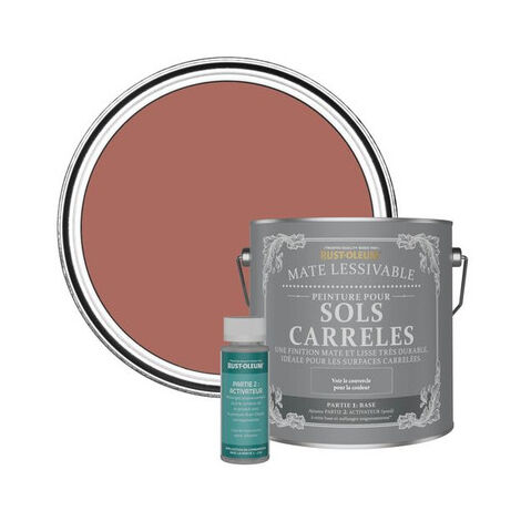 Peinture pour Sols Carrelés Mate Lessivable - Saumon (1/3)