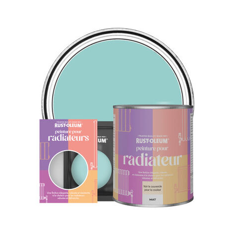 Peinture pour Radiateur, Finition Mate - Bleu-vert (1/3)