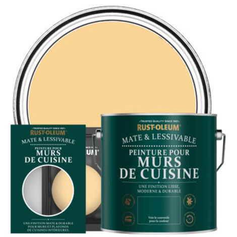 Peinture pour Murs de Cuisine, Finition Mate - Moutarde (1/3)