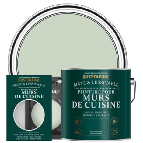 Peinture pour Murs de Cuisine, Finition Mate - Vert Laurier (1/3)