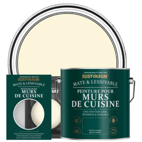 Peinture pour Murs de Cuisine, Finition Mate - Crème Fouettée (1/3)