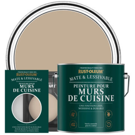 Peinture pour Murs de Cuisine, Finition Mate - Caramel Salé (1/3)