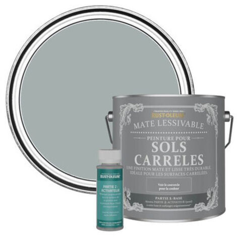 Peinture pour Sols Carrelés Mate Lessivable - Gris Minéral (1/3)