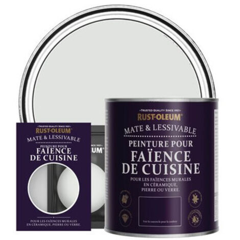 Peinture pour Faïence de Cuisine, Finition Mate - Gris Papier (1/3)