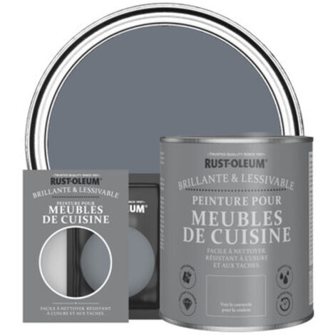 Peinture pour Meubles de Cuisine, Finition Brillante - Gris Marine (1/3)