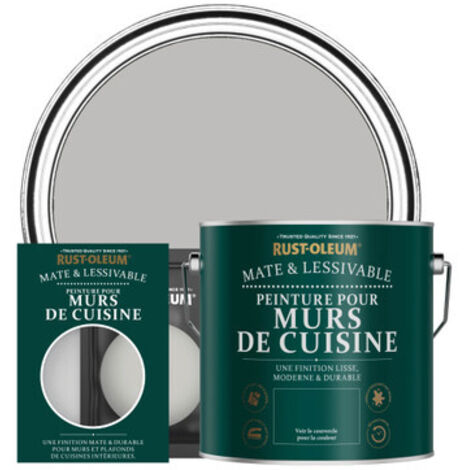 Peinture pour Murs de Cuisine, Finition Mate - Silex (1/3)