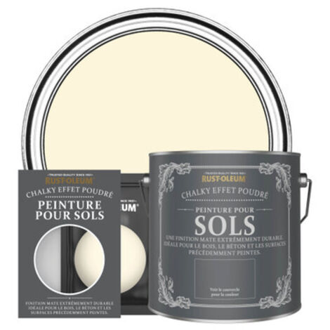 Peinture pour Sols Chalky - Crème Fouettée (1/3)