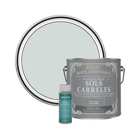 Peinture pour Sols Carrelés Mate Lessivable - Gris Pigeon (1/3)