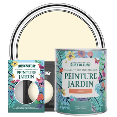 Peinture Jardin, Finition Satinée - Crème Fouettée (1/3)