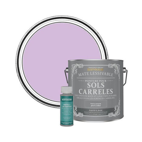 Peinture pour Sols Carrelés Mate Lessivable - Macaron (1/3)