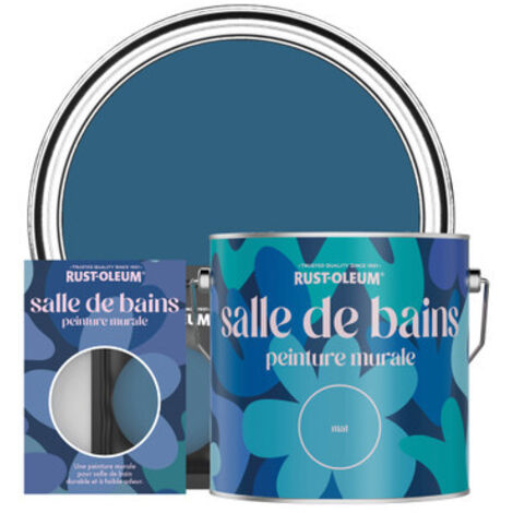 Peinture pour Murs et Plafonds de Salle de Bains - Cobalt (1/3)