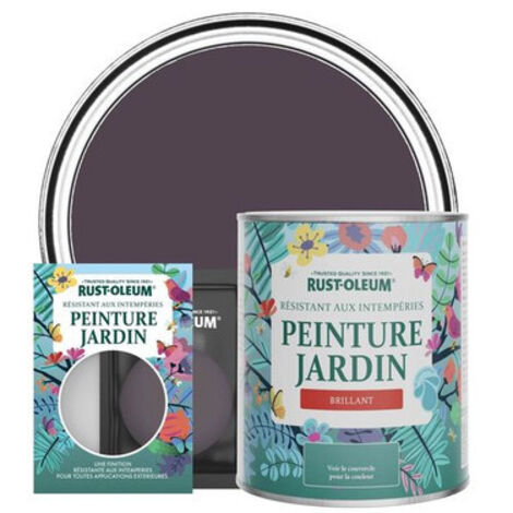 Peinture Jardin, Finition Brillante - Jus de raisin (1/3)