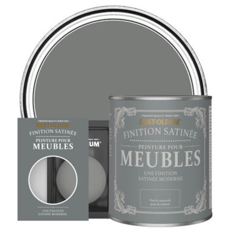 Peinture pour Meubles Finition Satinée - Gris Ombre (1/3)