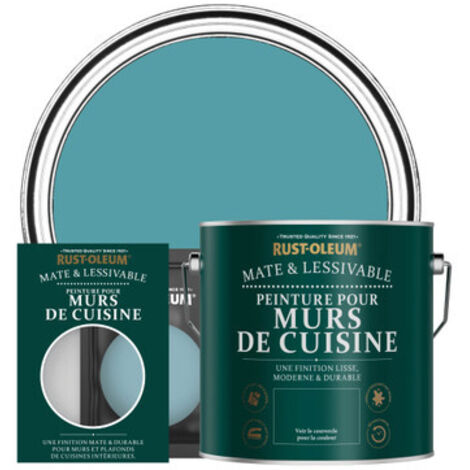 Peinture pour Murs de Cuisine, Finition Mate - Pétrole (1/3)