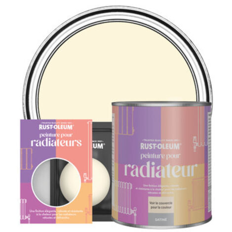 Peinture pour Radiateur, Finition Satinée - Crème Fouettée (1/3)