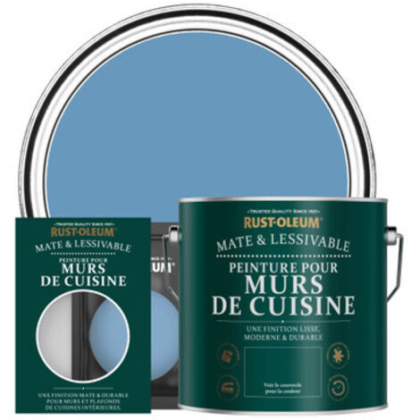 Peinture pour Murs de Cuisine, Finition Mate - Bleuet (1/3)