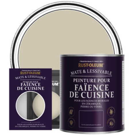 Peinture pour Faïence de Cuisine, Finition Mate - Sauge Argentée (1/3)