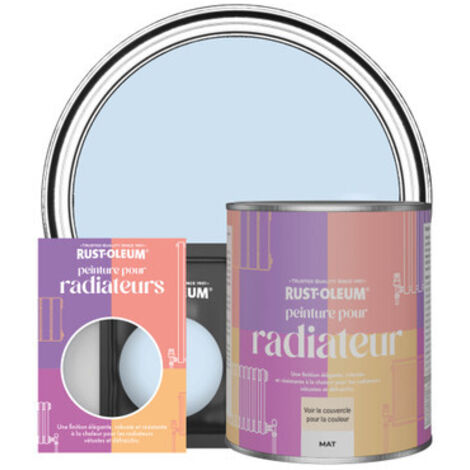 Peinture pour Radiateur, Finition Mate - Bleu Poudré (1/3)