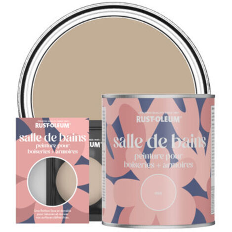 Peinture pour Boiseries & Armoires de Salle de Bains, Finition Mate - Caramel Salé (1/3)