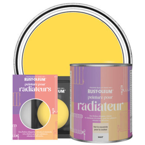 Peinture pour Radiateur, Finition Mate - Sorbet Citron (1/3)